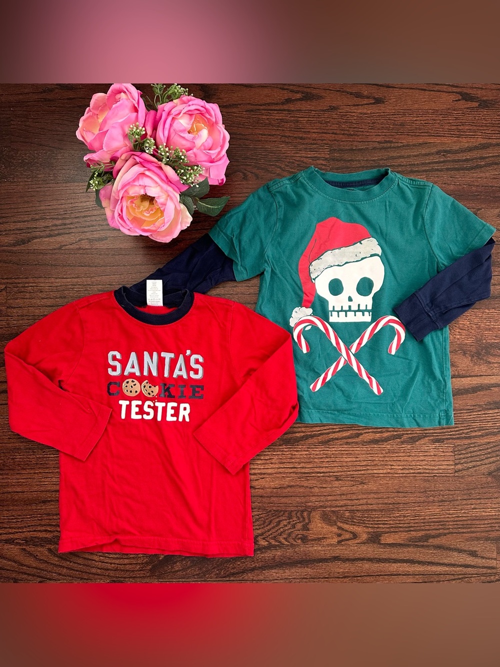 Bundle of Gymboree holiday tees, size 4T